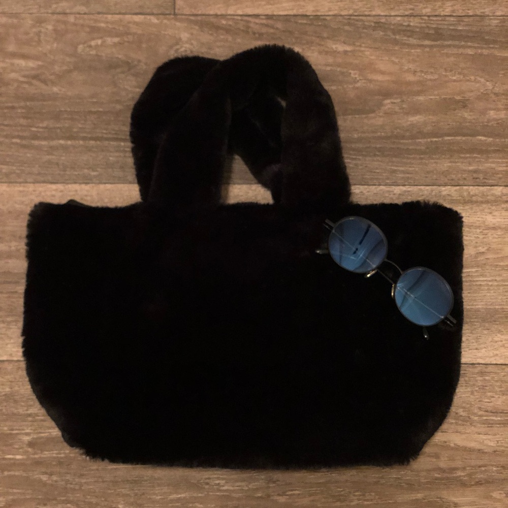 Faux Fur Mini Tote